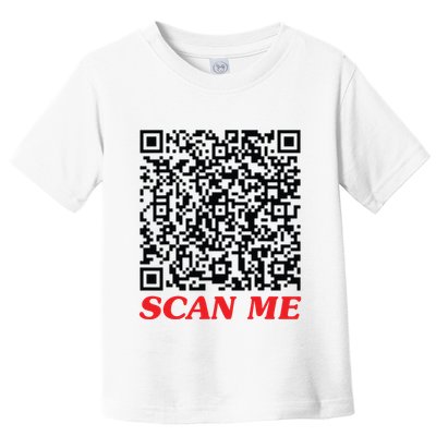 Fuckyou Qr Code Anti Social Sarcastic Funny Toddler T-Shirt