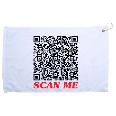 Fuckyou Qr Code Anti Social Sarcastic Funny Grommeted Golf Towel