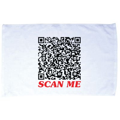 Fuckyou Qr Code Anti Social Sarcastic Funny Microfiber Hand Towel