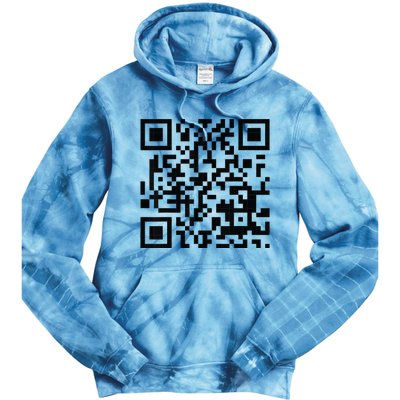 Fuckoff Qr Code Tie Dye Hoodie