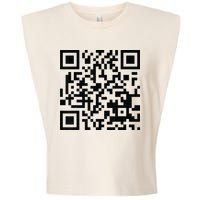 Fuckoff Qr Code Garment-Dyed Women's Muscle Tee