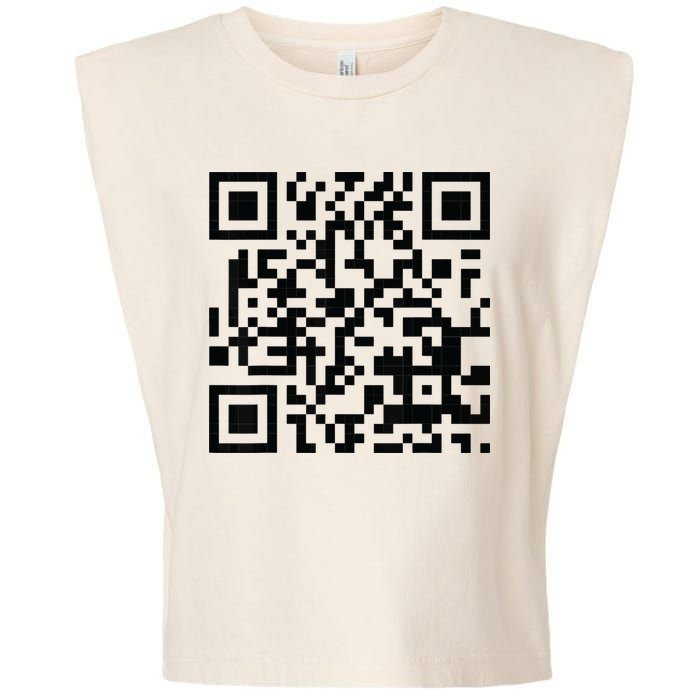 Fuckoff Qr Code Garment-Dyed Women's Muscle Tee