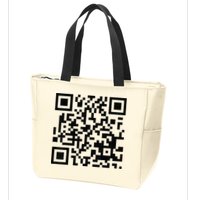 Fuckoff Qr Code Zip Tote Bag