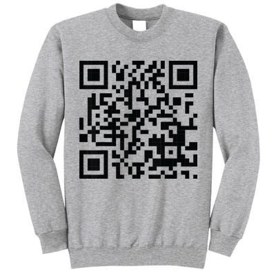 Fuckoff Qr Code Tall Sweatshirt