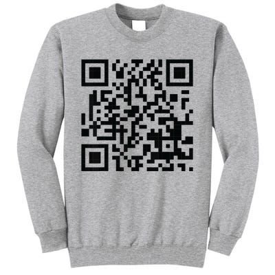 Fuckoff Qr Code Tall Sweatshirt