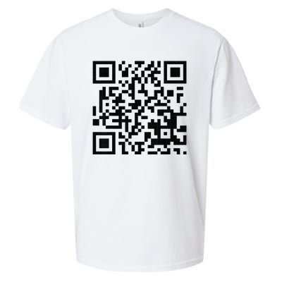 Fuckoff Qr Code Sueded Cloud Jersey T-Shirt