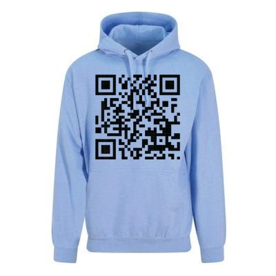 Fuckoff Qr Code Unisex Surf Hoodie