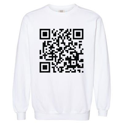 Fuckoff Qr Code Garment-Dyed Sweatshirt