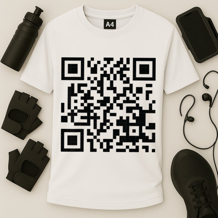 Fuckoff Qr Code Performance Shirt