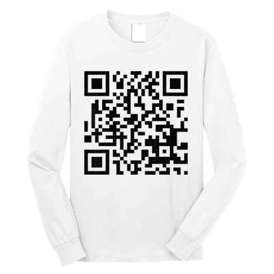 Fuckoff Qr Code Long Sleeve Shirt