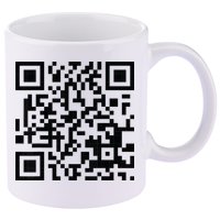 Fuckoff Qr Code 11oz C Handle Ceramic Mug