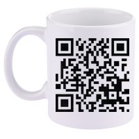 Fuckoff Qr Code 11oz C Handle Ceramic Mug