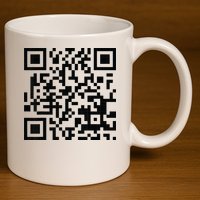 Fuckoff Qr Code 11oz C Handle Ceramic Mug