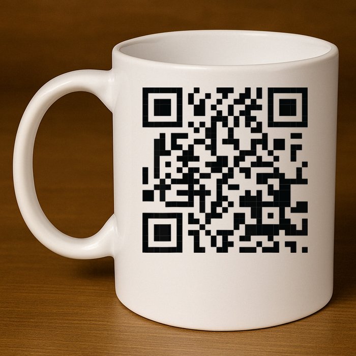 Fuckoff Qr Code 11oz C Handle Ceramic Mug