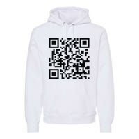 Fuckoff Qr Code Premium Hoodie