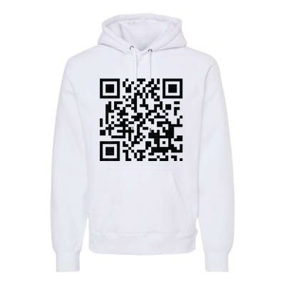 Fuckoff Qr Code Premium Hoodie