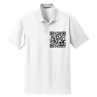 Fuckoff Qr Code Dry Zone Grid Polo