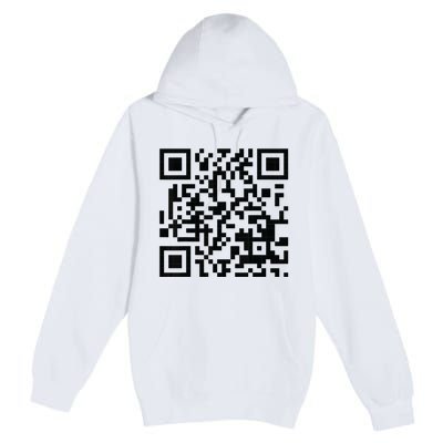 Fuckoff Qr Code Premium Pullover Hoodie