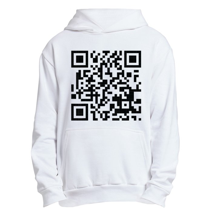 Fuckoff Qr Code Urban Pullover Hoodie