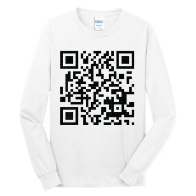 Fuckoff Qr Code Tall Long Sleeve T-Shirt