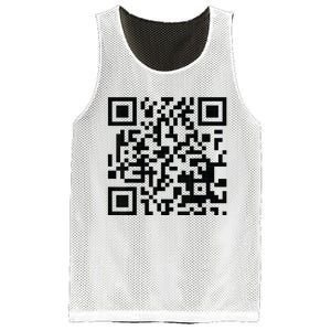 Fuckoff Qr Code Mesh Reversible Basketball Jersey Tank