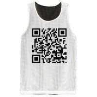 Fuckoff Qr Code Mesh Reversible Basketball Jersey Tank