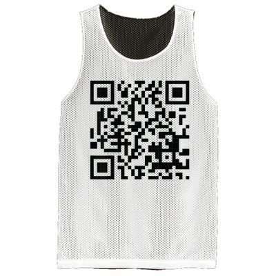 Fuckoff Qr Code Mesh Reversible Basketball Jersey Tank