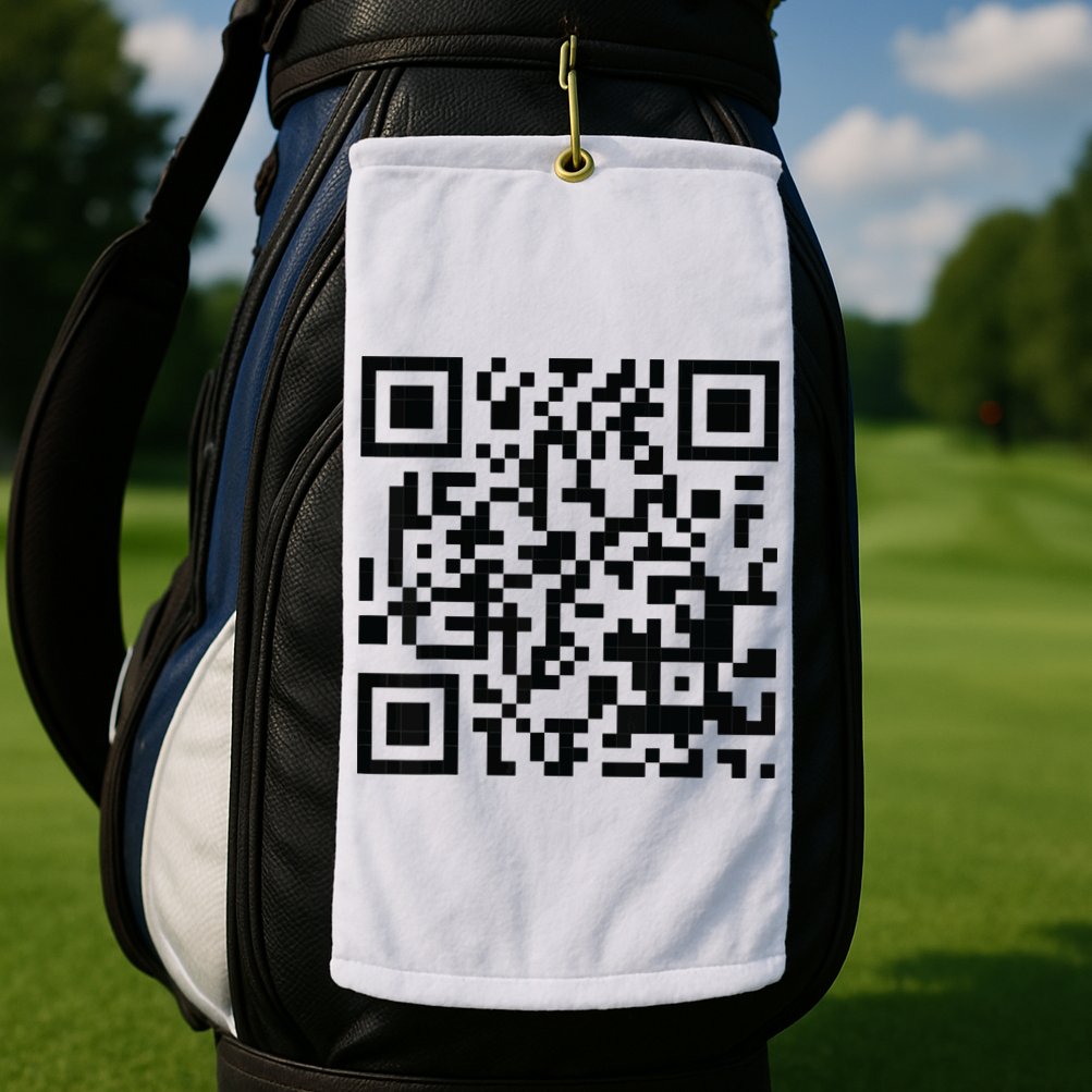 Fuckoff Qr Code Golf Towel