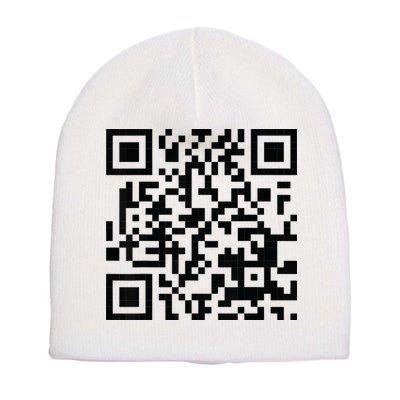 Fuckoff Qr Code Short Acrylic Beanie