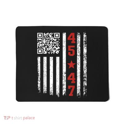 Funny Qr Code President Trump Dance Meme Mousepad