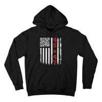 Funny Qr Code President Trump Dance Meme Tall Hoodie