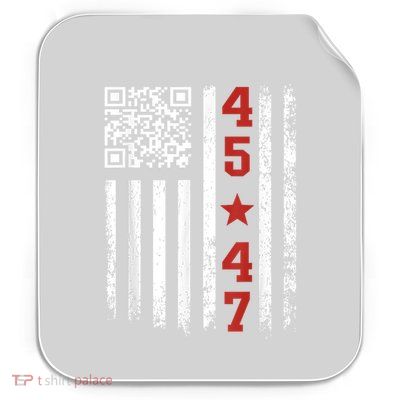Funny Qr Code President Trump Dance Meme Permanent Decal Sticker