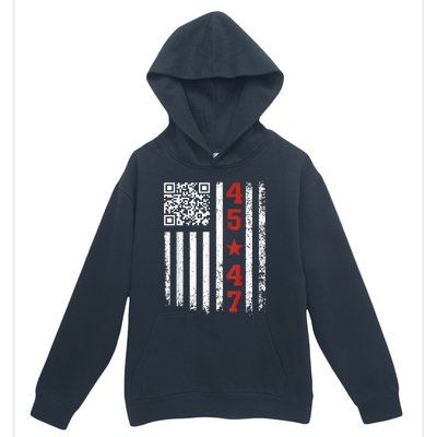 Funny Qr Code President Trump Dance Meme Urban Pullover Hoodie