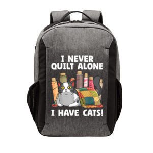 Funny Quilting Cat Quilt Sewing Quilter Vector Backpack