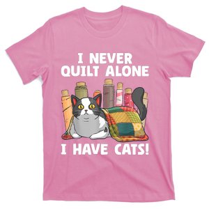 Funny Quilting Cat Quilt Sewing Quilter T-Shirt