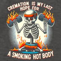Funny Quote Cremation Is My Last Hope For A Smoking Hot Body Vector Backpack