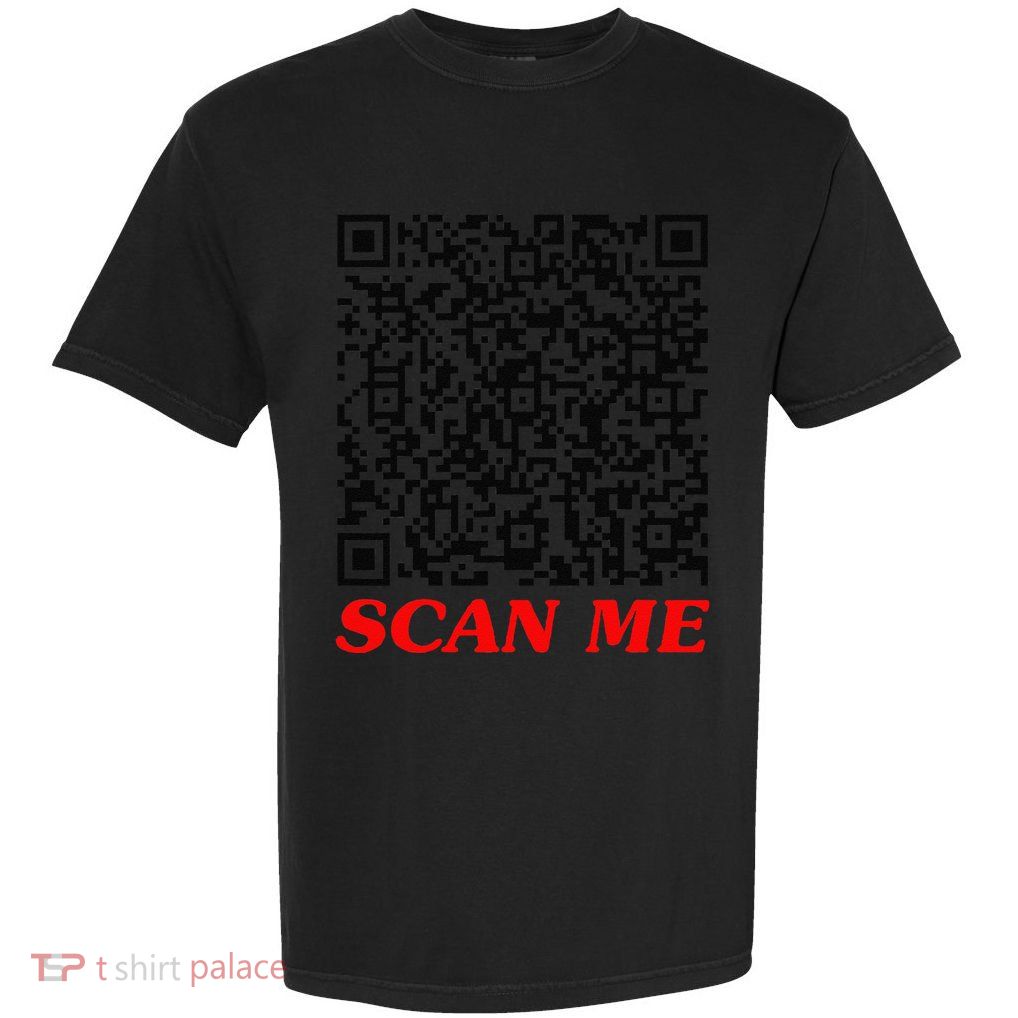 Fuckyou Qr Code Anti Social Sarcastic Funny Garment-Dyed Heavyweight T-Shirt