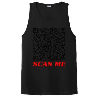 Fuckyou Qr Code Anti Social Sarcastic Funny PosiCharge Competitor Tank