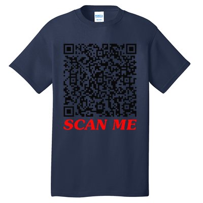 Fuckyou Qr Code Anti Social Sarcastic Funny Tall T-Shirt