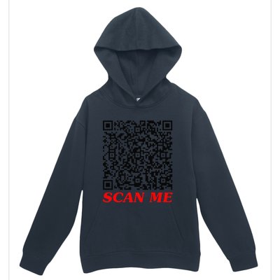 Fuckyou Qr Code Anti Social Sarcastic Funny Urban Pullover Hoodie