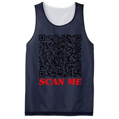 Fuckyou Qr Code Anti Social Sarcastic Funny Mesh Reversible Basketball Jersey Tank