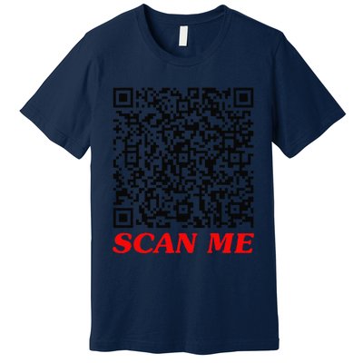 Fuckyou Qr Code Anti Social Sarcastic Funny Premium T-Shirt