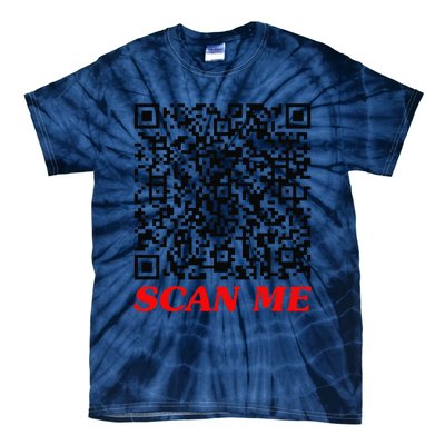 Fuckyou Qr Code Anti Social Sarcastic Funny Tie-Dye T-Shirt