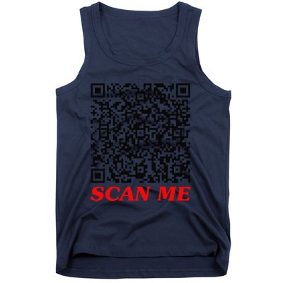 Fuckyou Qr Code Anti Social Sarcastic Funny Tank Top