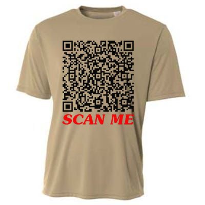 Fuckyou Qr Code Anti Social Sarcastic Funny Cooling Performance Crew T-Shirt