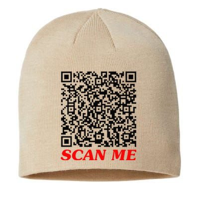 Fuckyou Qr Code Anti Social Sarcastic Funny Sustainable Beanie