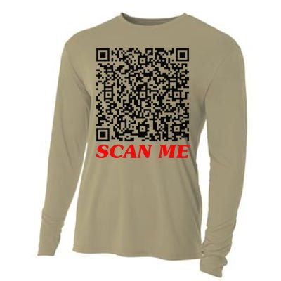 Fuckyou Qr Code Anti Social Sarcastic Funny Cooling Performance Long Sleeve Crew