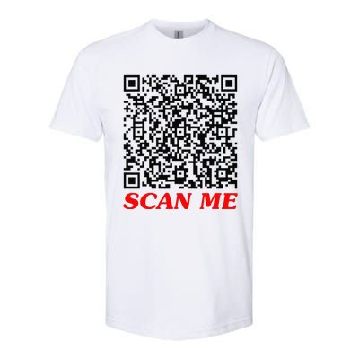 Fuckyou Qr Code Anti Social Sarcastic Funny Softstyle CVC T-Shirt