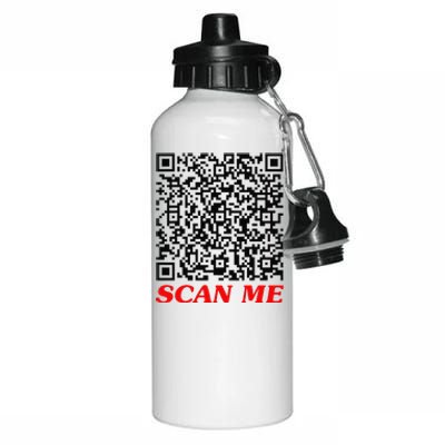 Fuckyou Qr Code Anti Social Sarcastic Funny Aluminum Water Bottle 