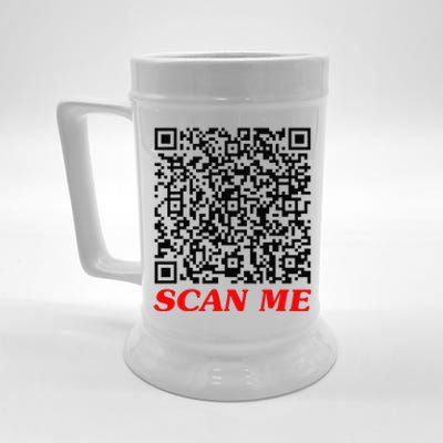 Fuckyou Qr Code Anti Social Sarcastic Funny Beer Stein